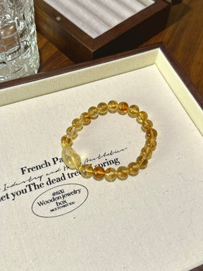 Radiant Fortune Citrine Bracelet – Empower Your Wealth & Focus