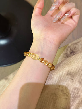 Radiant Fortune Citrine Bracelet – Empower Your Wealth & Focus