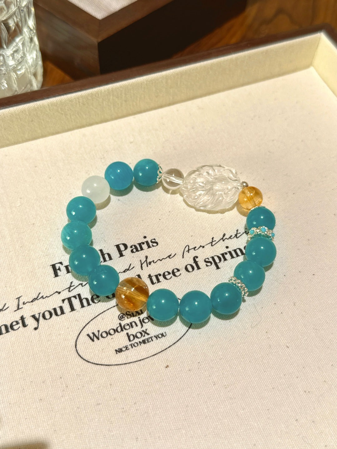 Elite Energy Balance Bracelet – Amazonite & Citrine for Career, Wealth & Harmony