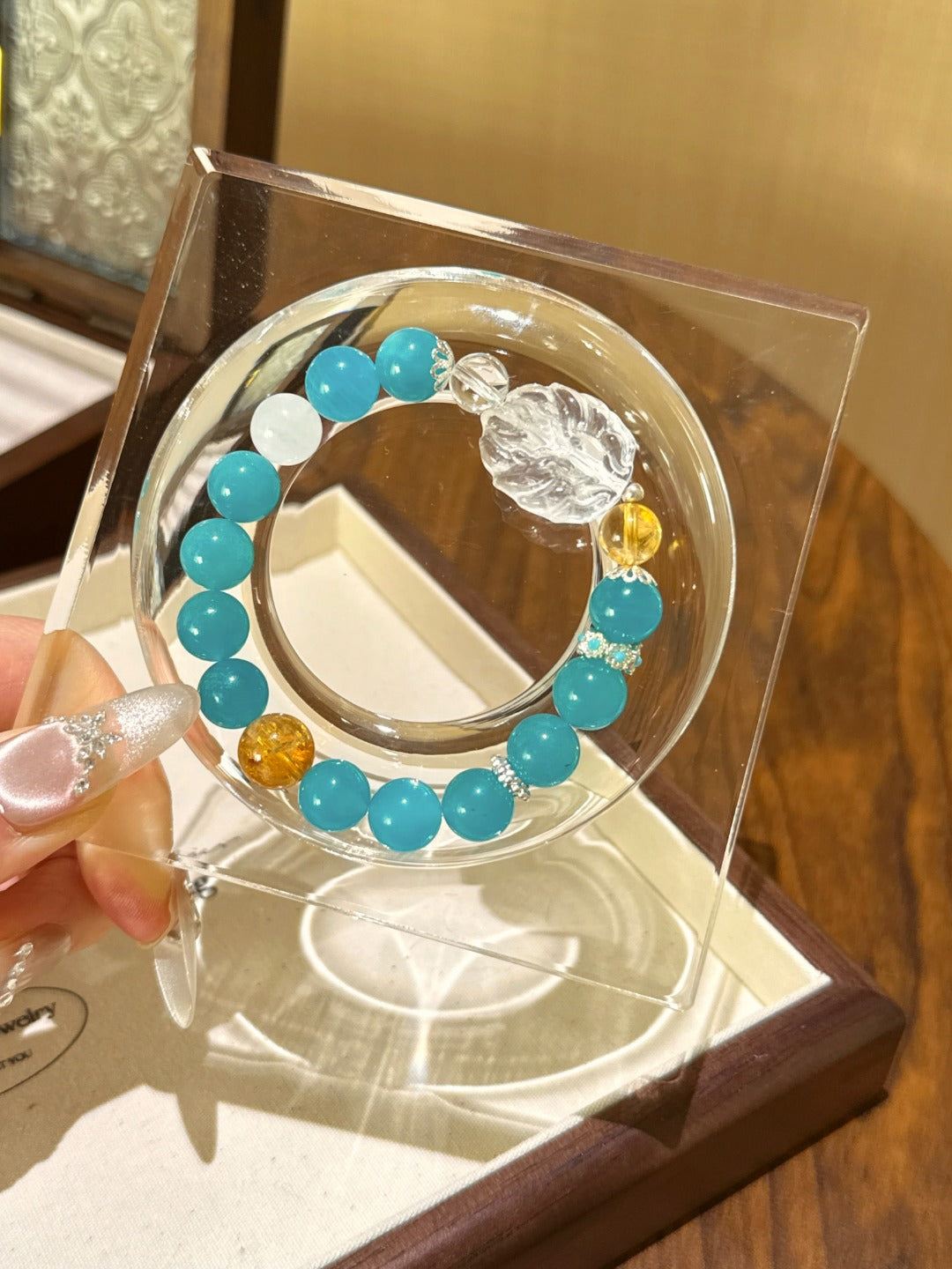 Elite Energy Balance Bracelet – Amazonite & Citrine for Career, Wealth & Harmony